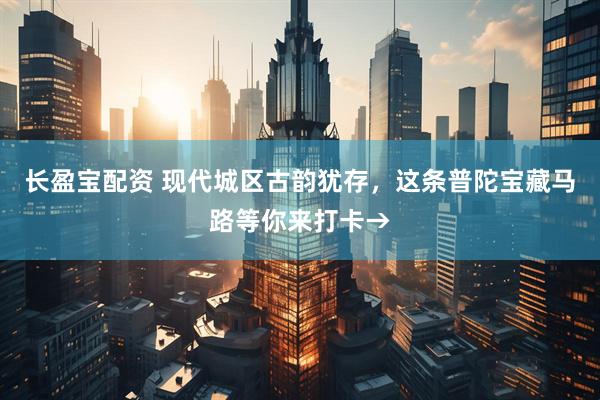 长盈宝配资 现代城区古韵犹存，这条普陀宝藏马路等你来打卡→